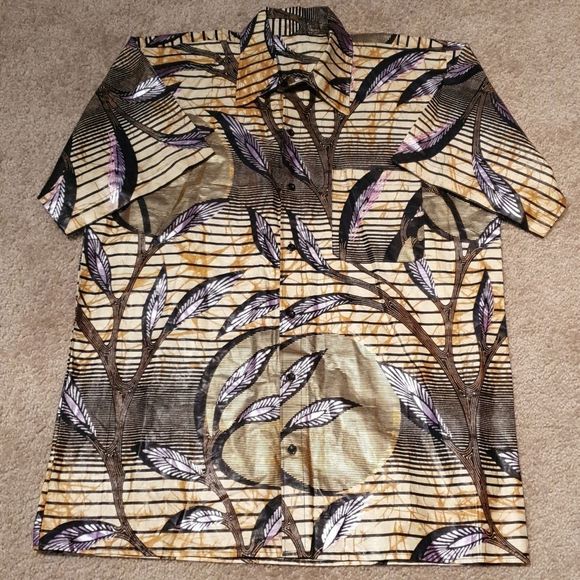 handmade Other - Mens 4 Da Culture✊🏾 African Print Shirt sz 2X